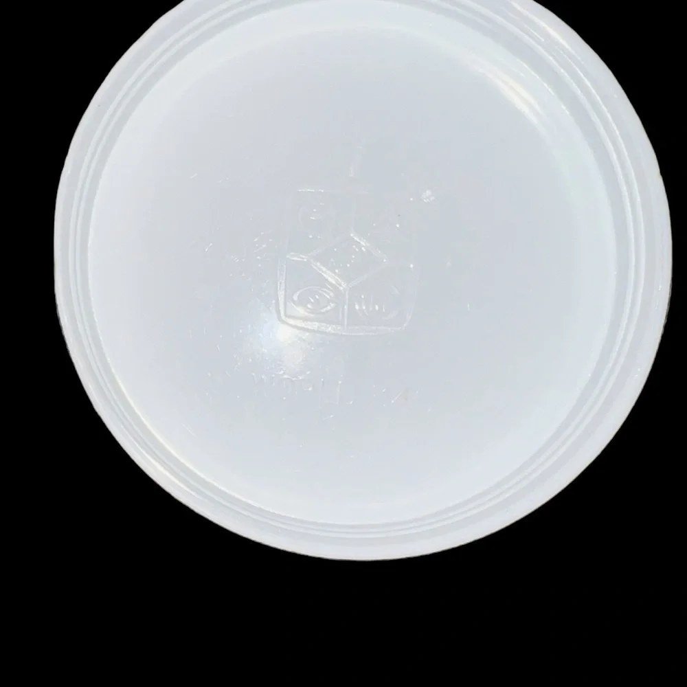 VINTAGE KIG Indonesia Clear Glass Canister Jar Tomato Kitchen Storage Screw Top